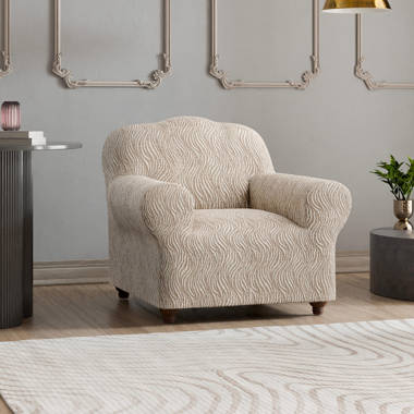 Stretchy best sale armchair cover